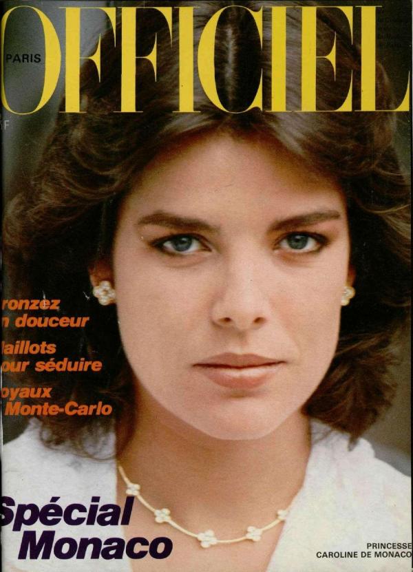 L'Officiel France cover with Princesse Caroline De Monaco June 1982