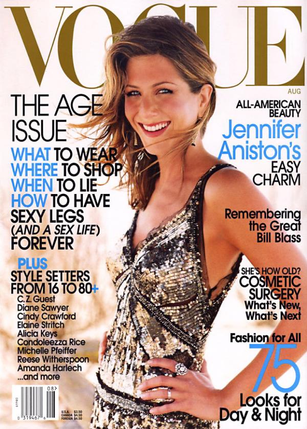 Vogue USA with Jennifer Aniston High Resolution August 2002