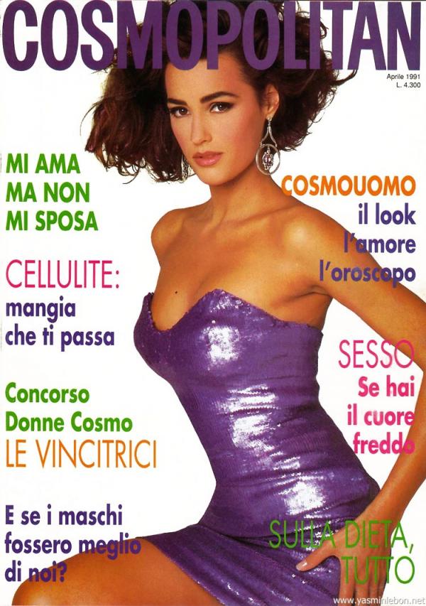 Cosmopolitan Italy with Yasmin Le Bon High Resolution April 1991