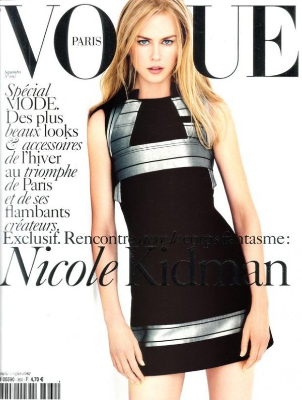 Nicole Kidman Vogue Cover. Vogue Paris cover with Nicole