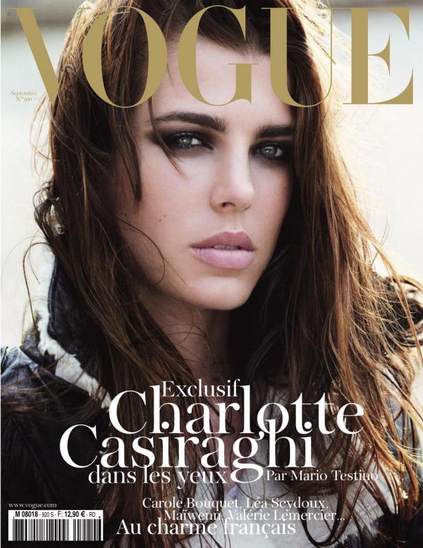 Vogue Paris with Charlotte Casiraghi High Resolution September 2011